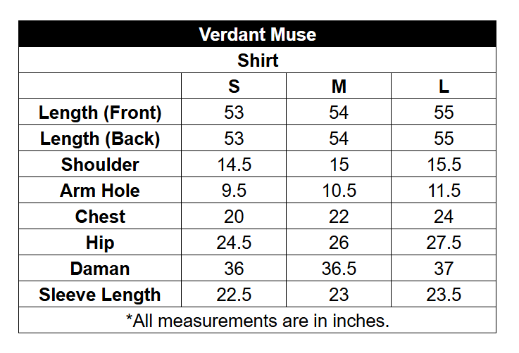 Printed Poly Cambric Set - Verdant Muse