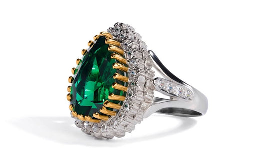Hurrem Sultan Legacy Ring - 925 Sterling Silver 18k Gold Plated