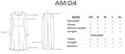 Luxury Chiffon 3 Piece - AM-04