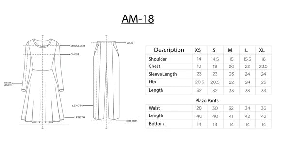 Luxury Chiffon 3 Piece - AM-18