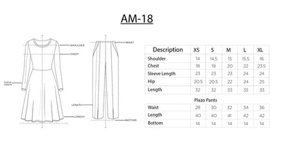 Luxury Chiffon 3 Piece - AM-18
