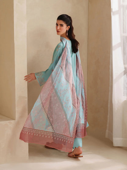 3 Piece Cotton Pret - Blue Melon