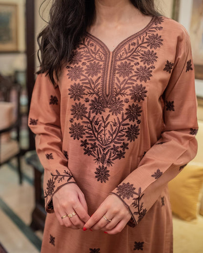 Embroidered 2 Piece Set - FIA (Ready To Ship)