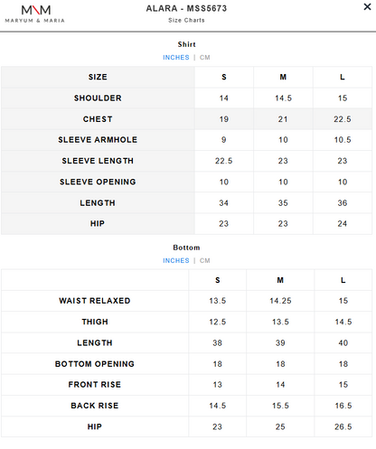 SHIRT & TROUSER - ALARA