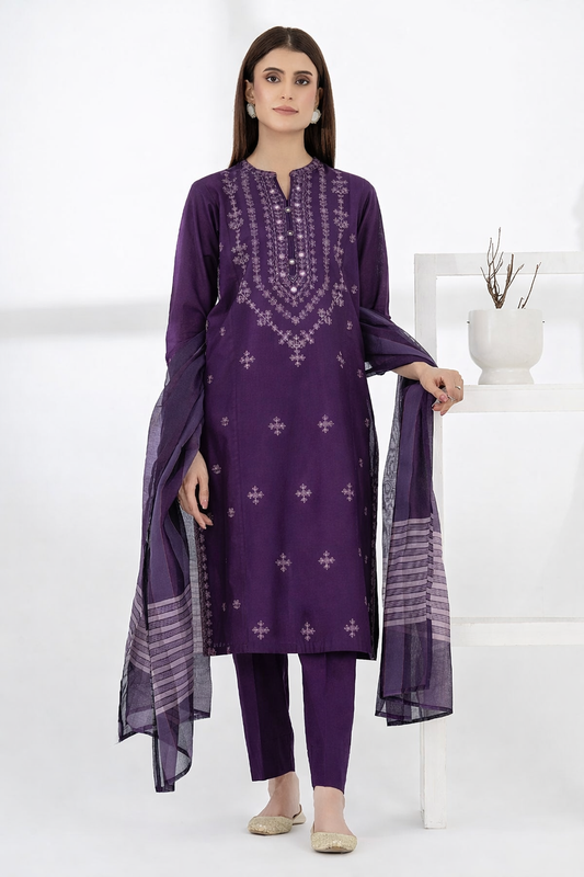 Limelight 3pc Embroidered Lawn - Ready To Ship