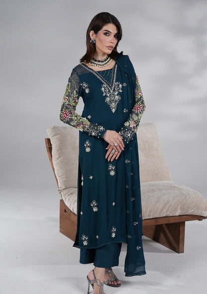 Luxury Teal 3 Piece - AM-15