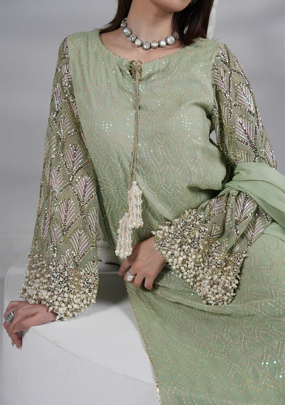 Luxury Chiffon 3 Piece - AM-19