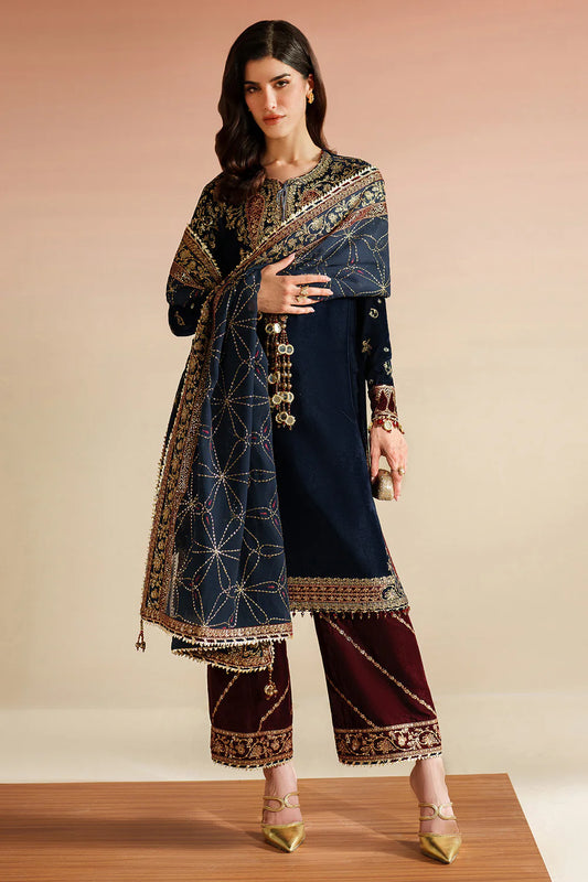 Embroidered Velvet Formal VVF D-7