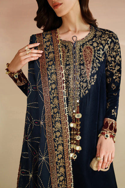 Embroidered Velvet Formal VVF D-7