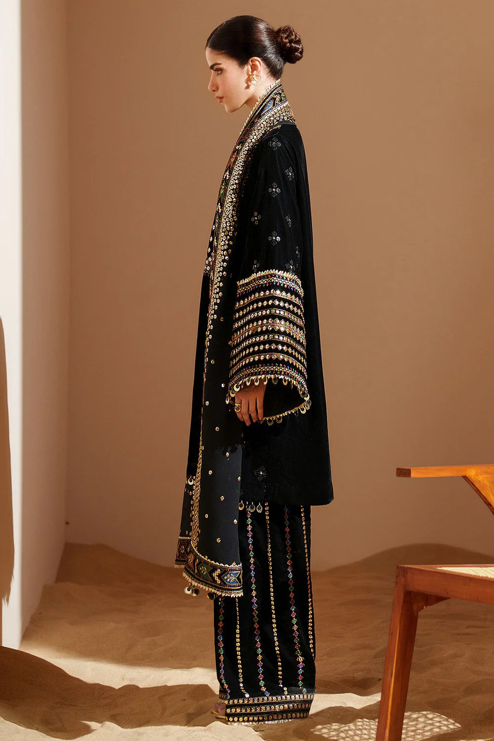 Embroidered Velvet Formal VVF D-5