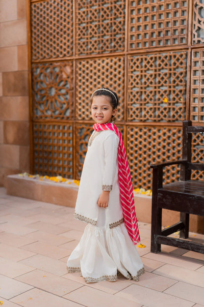 Kids Festive Silk Suit - 3pc