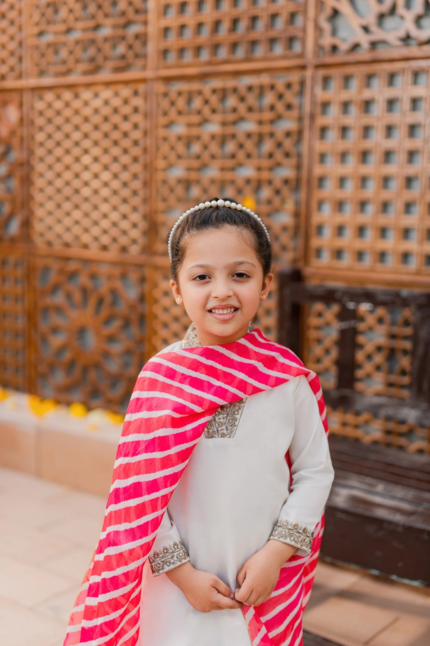 Kids Festive Silk Suit - 3pc