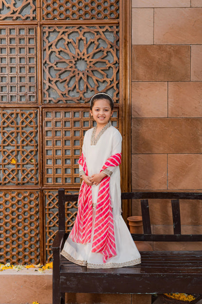 Kids Festive Silk Suit - 3pc