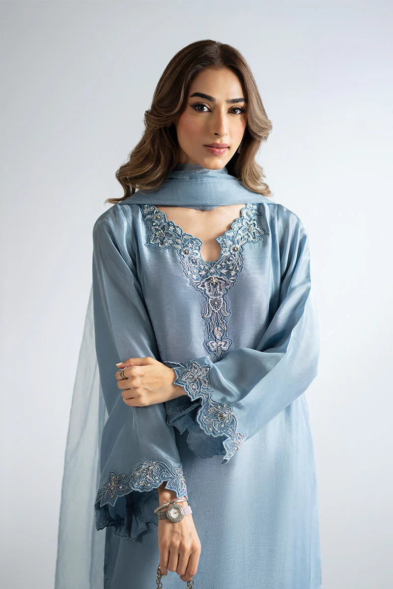 Luxury 3pc Silk Suit - Ela Mist