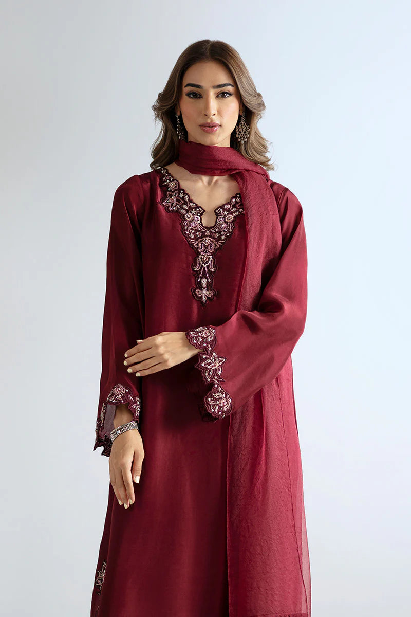 Luxury 3pc Silk Suit - Ela Muse