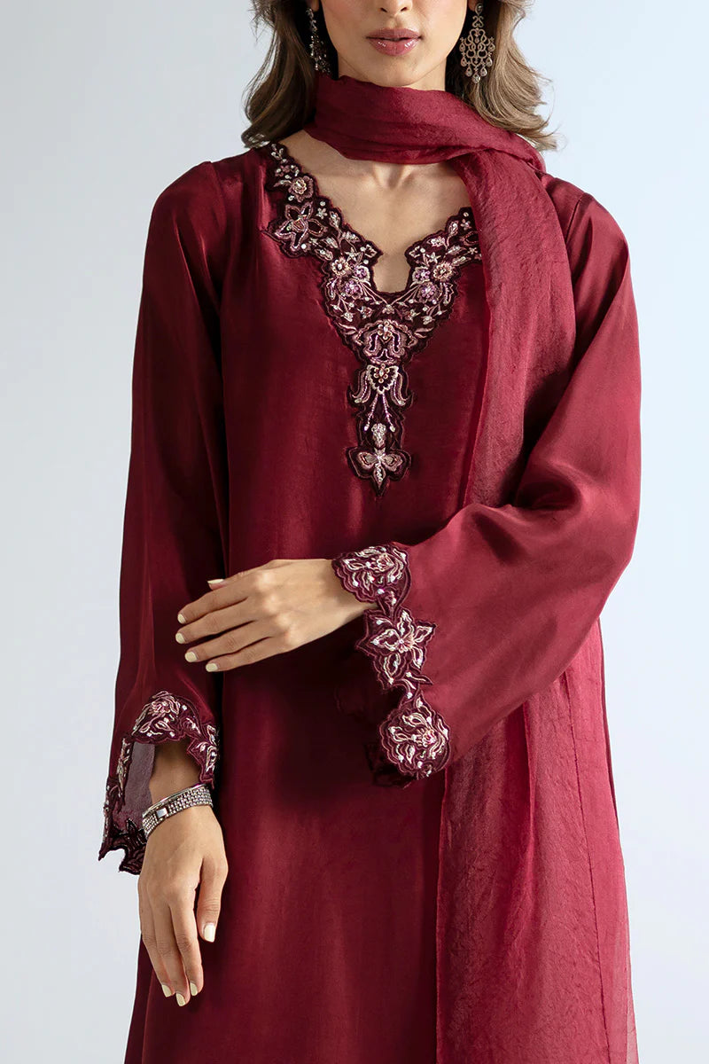 Luxury 3pc Silk Suit - Ela Muse