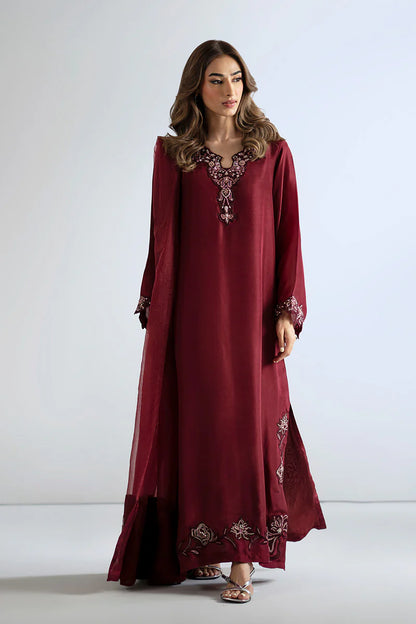 Luxury 3pc Silk Suit - Ela Muse