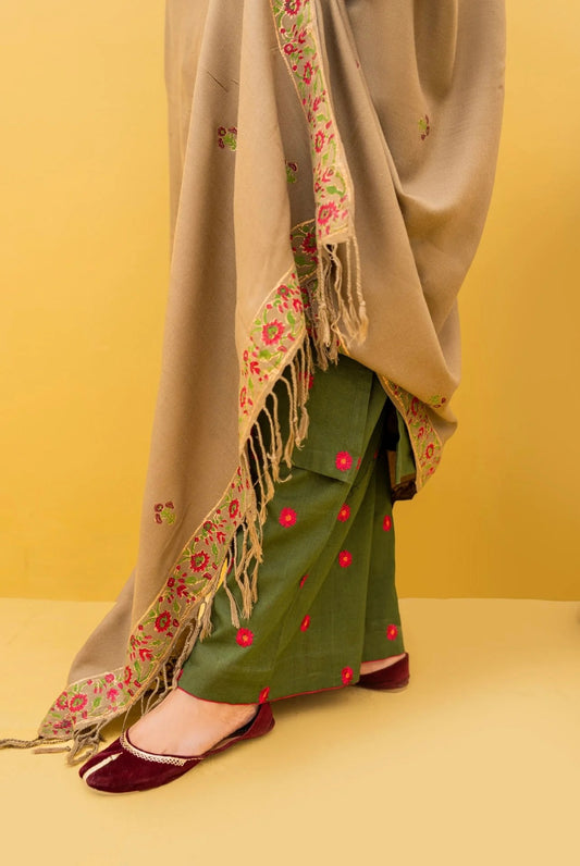 Printed Acrylic Shawl AW-66