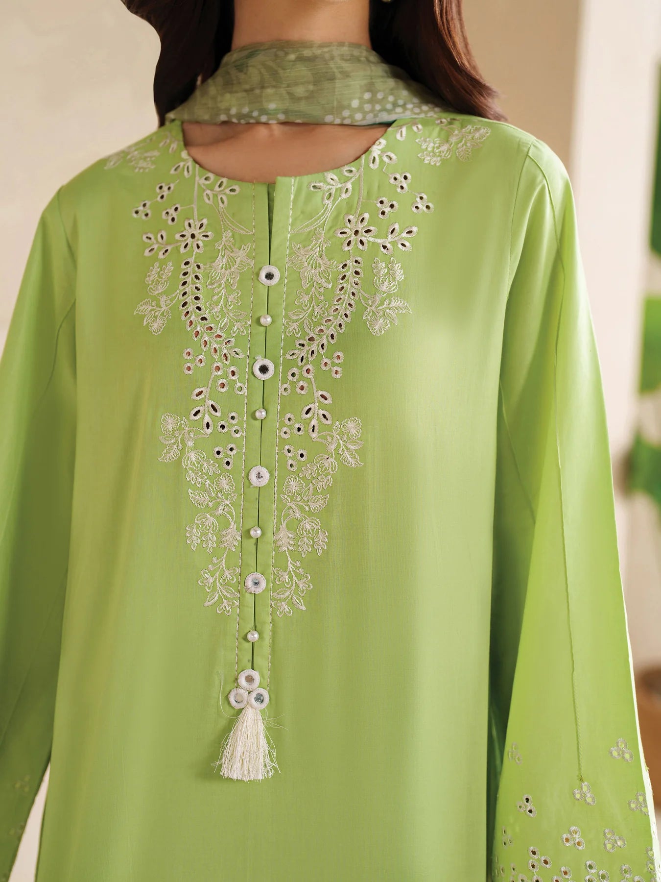 3 Piece Cotton Pret - Ice Berg