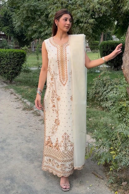 3 PIECE LUXURY LAWN - ROISIN