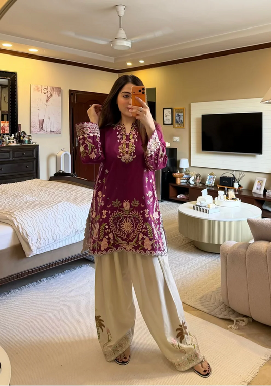 2 PIECE CO-ORD - MULBERY BLOOM