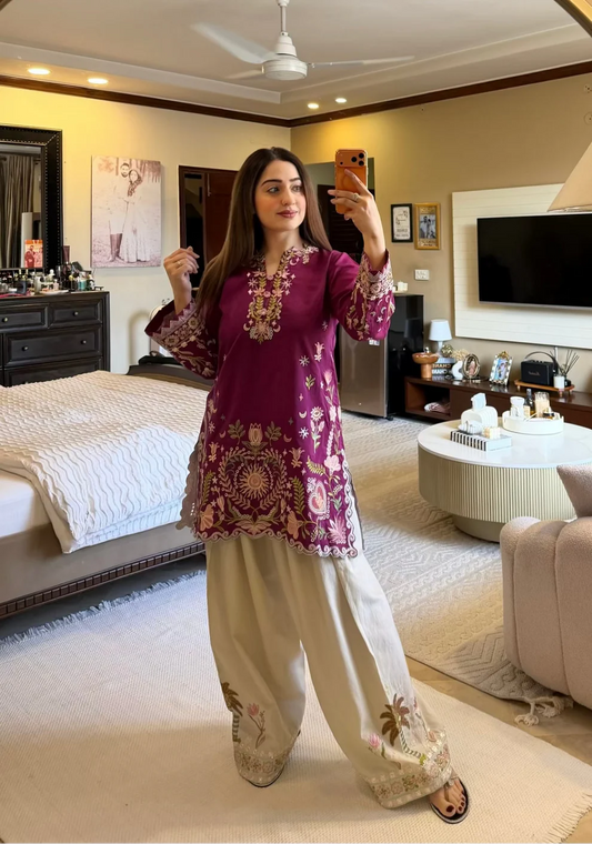 2 PIECE CO-ORD - MULBERY BLOOM