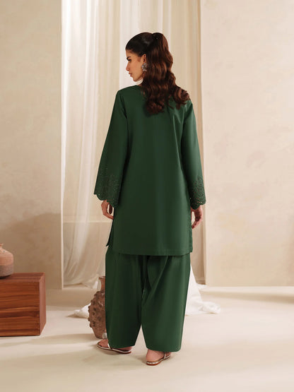 2 Piece Embroidered Set - Mirage