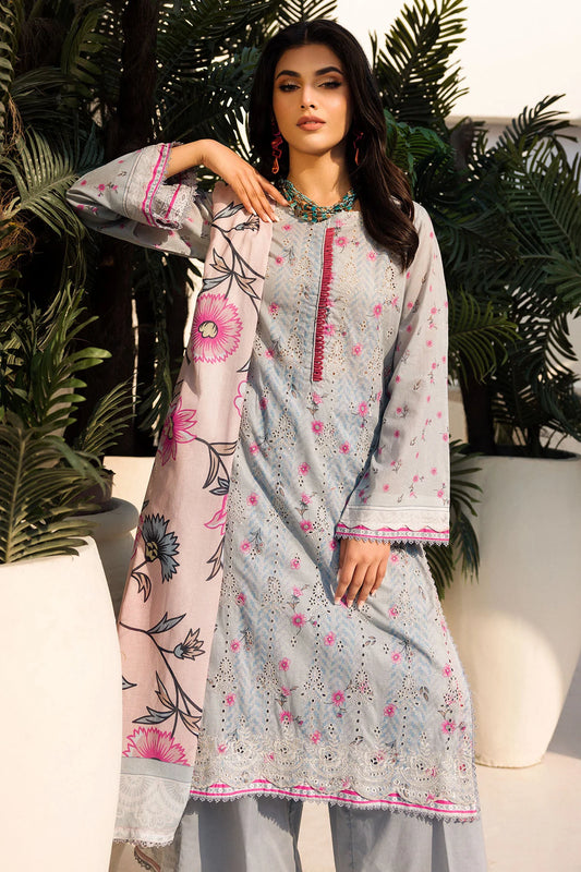 Embroidered Chickenkari Suit- Ready To Ship
