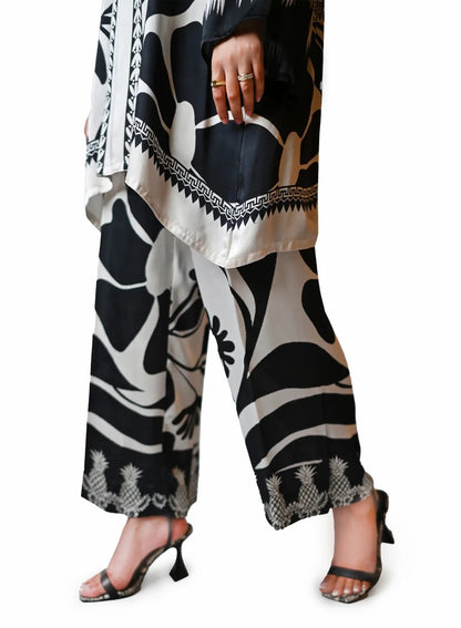Printed Co-Ord Set - Monochrome