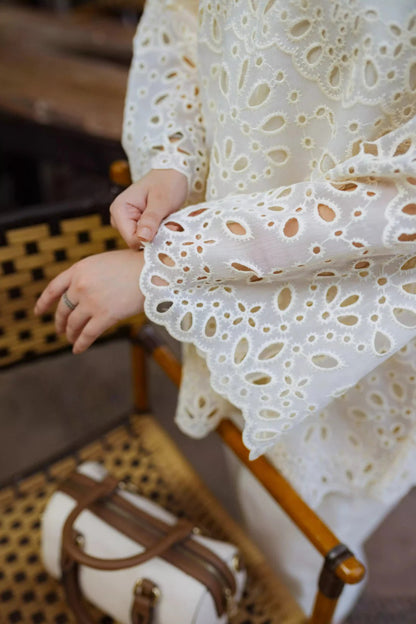 Off-White Shiffli Chikan Set - ASR10