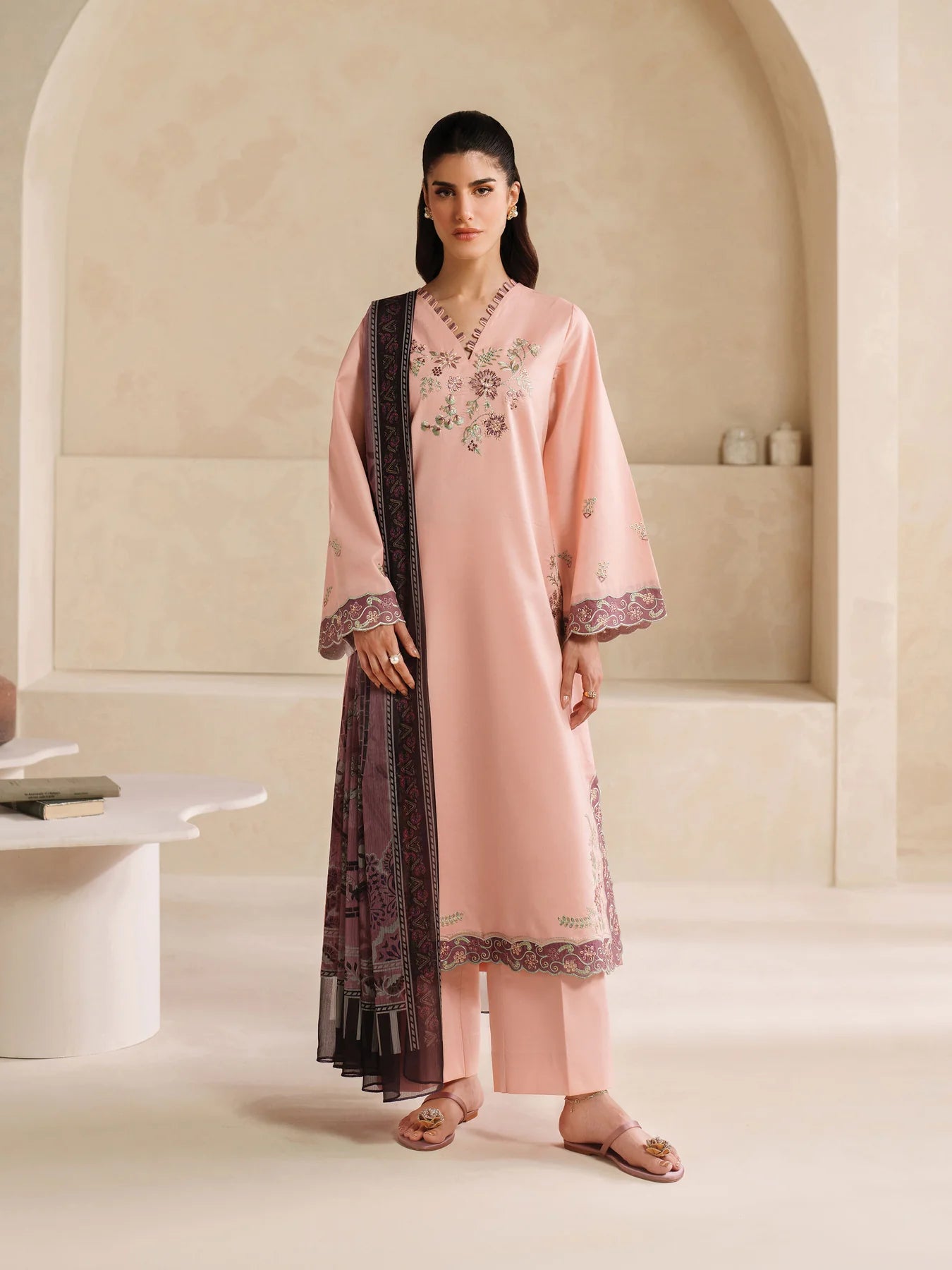 3 Piece Cotton Pret - Pinkspire