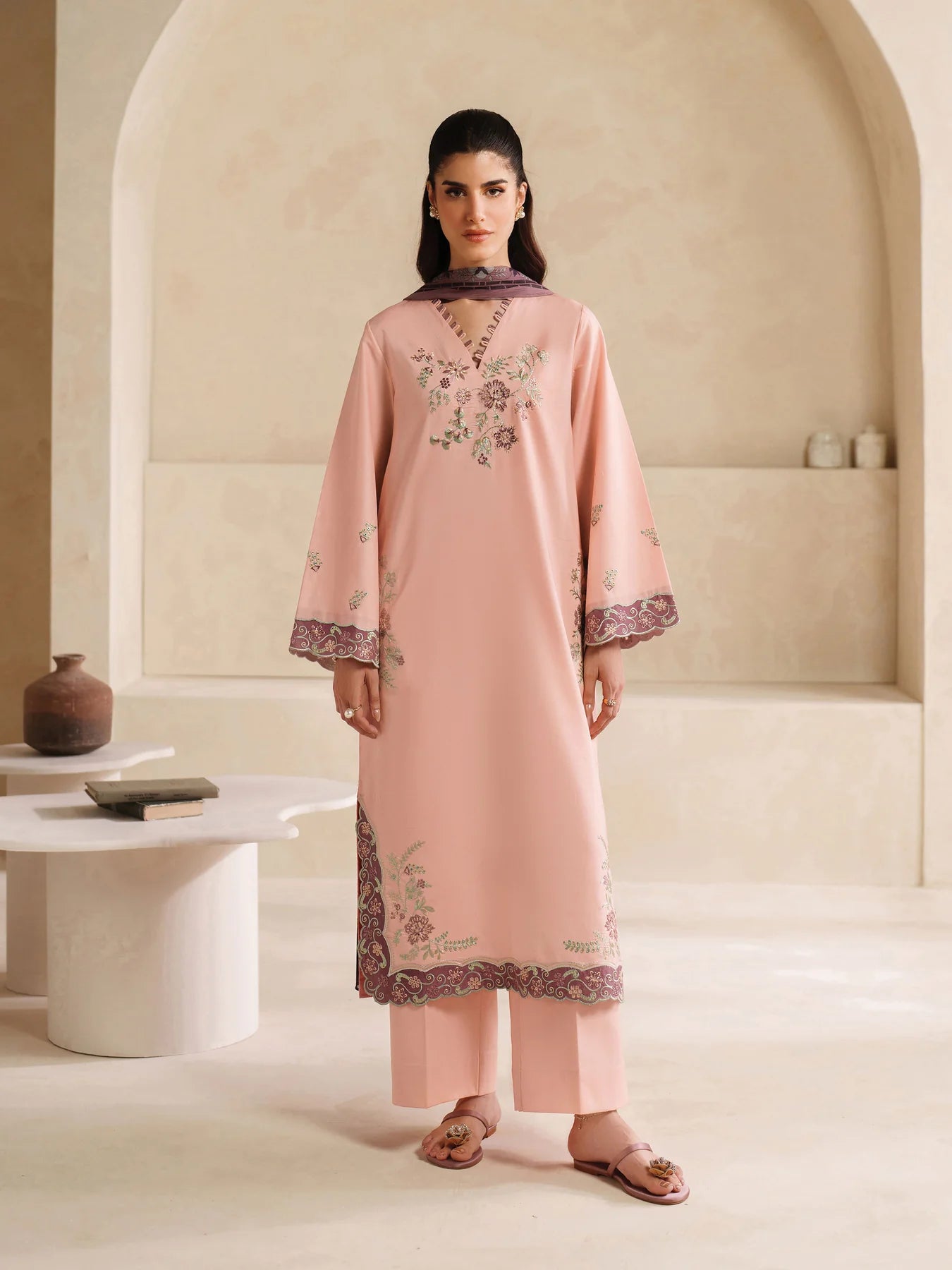 3 Piece Cotton Pret - Pinkspire