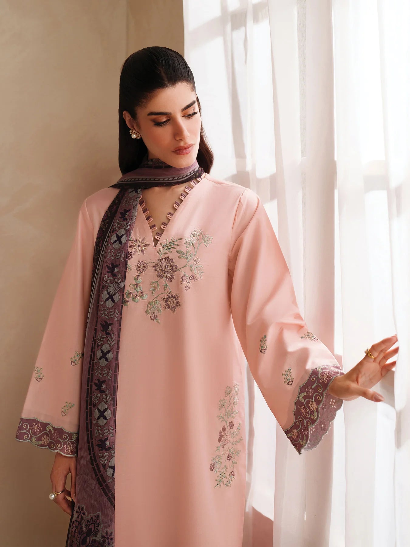 3 Piece Cotton Pret - Pinkspire