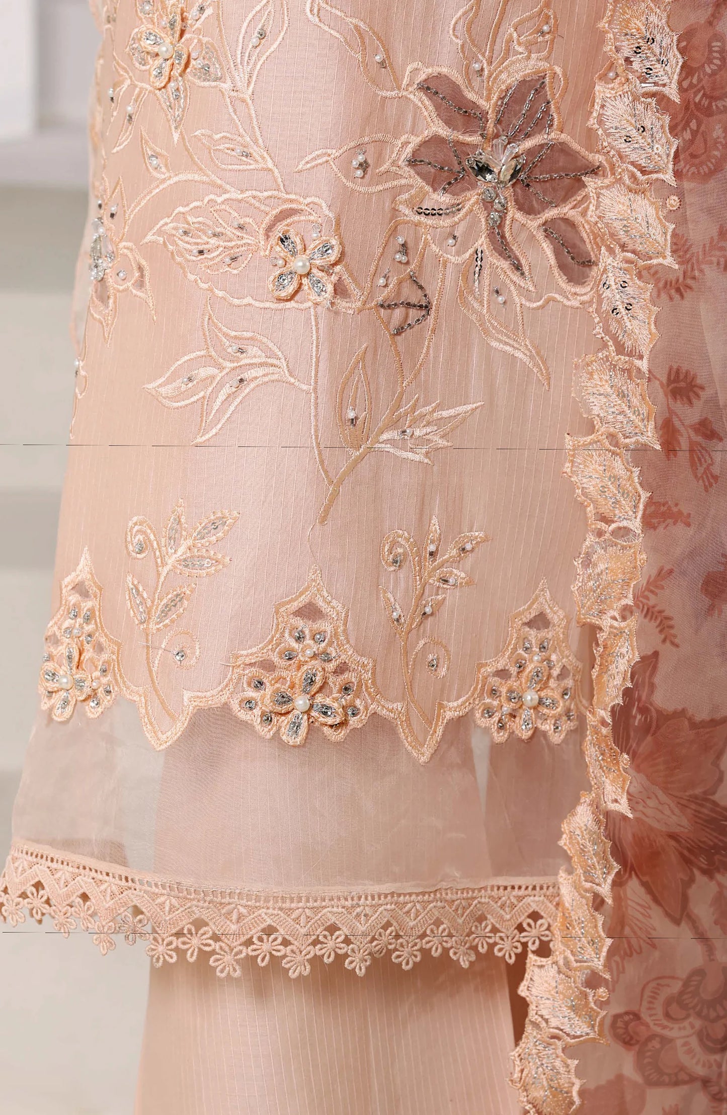 Sadabahar Luxury Embroidered Stitched 3 Piece Lawn Suit – Ready to Ship