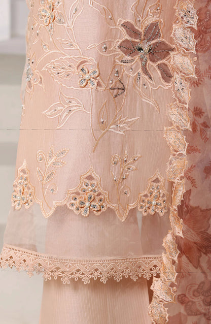 Sadabahar Luxury Embroidered Stitched 3 Piece Lawn Suit – Ready to Ship