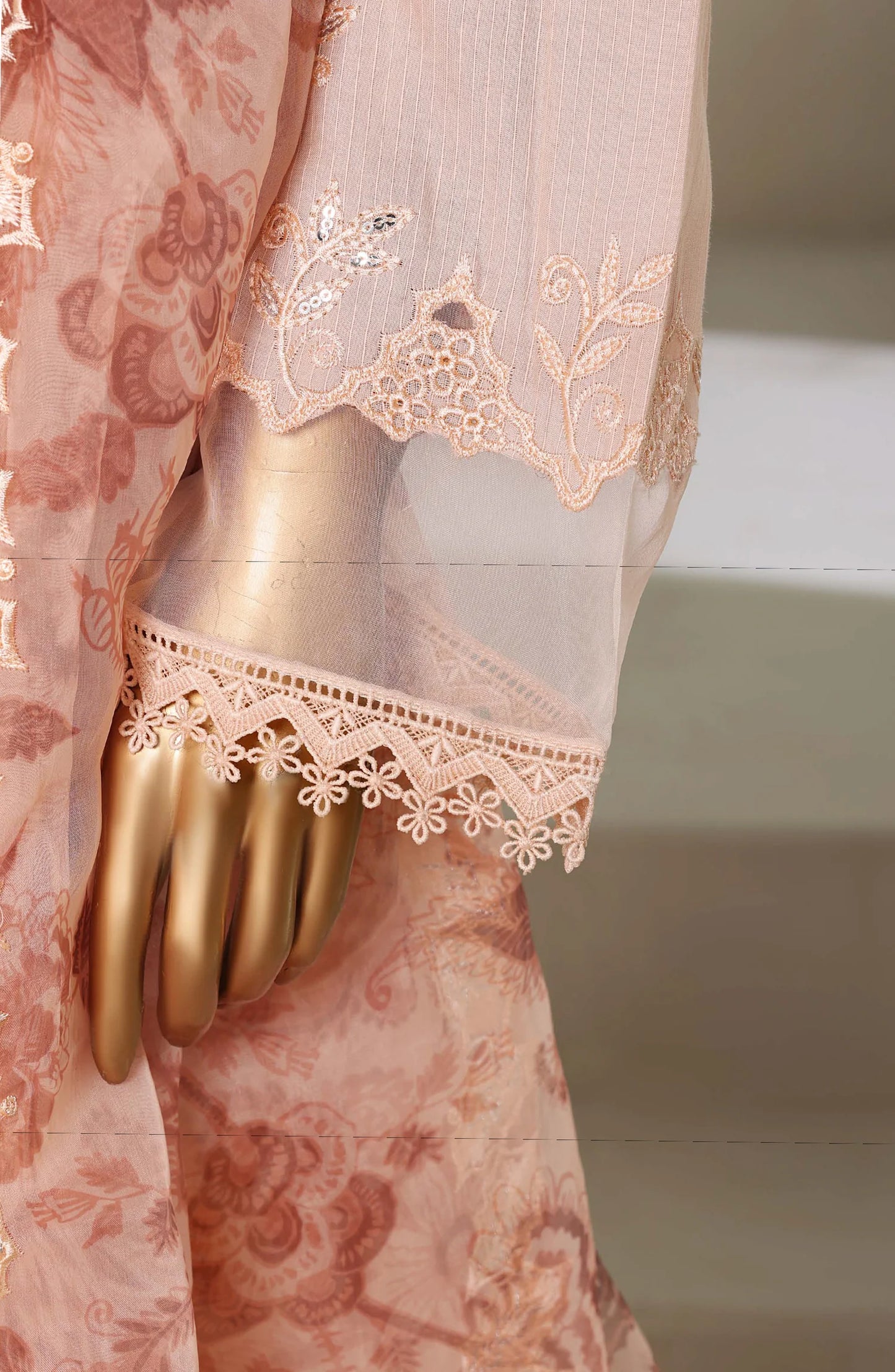 Sadabahar Luxury Embroidered Stitched 3 Piece Lawn Suit – Ready to Ship