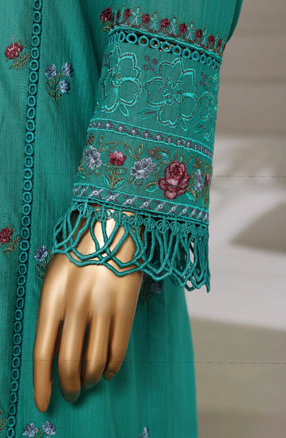 Sadabahar Luxury Embroidered Stitched 3 Piece Suit – Ready to Ship