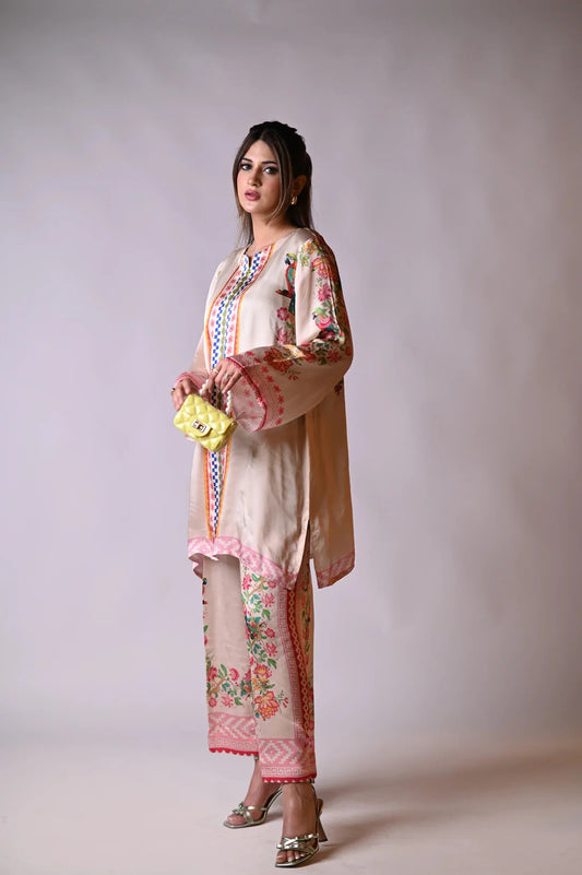 Printed Co-Ord Set - Tropical Whim