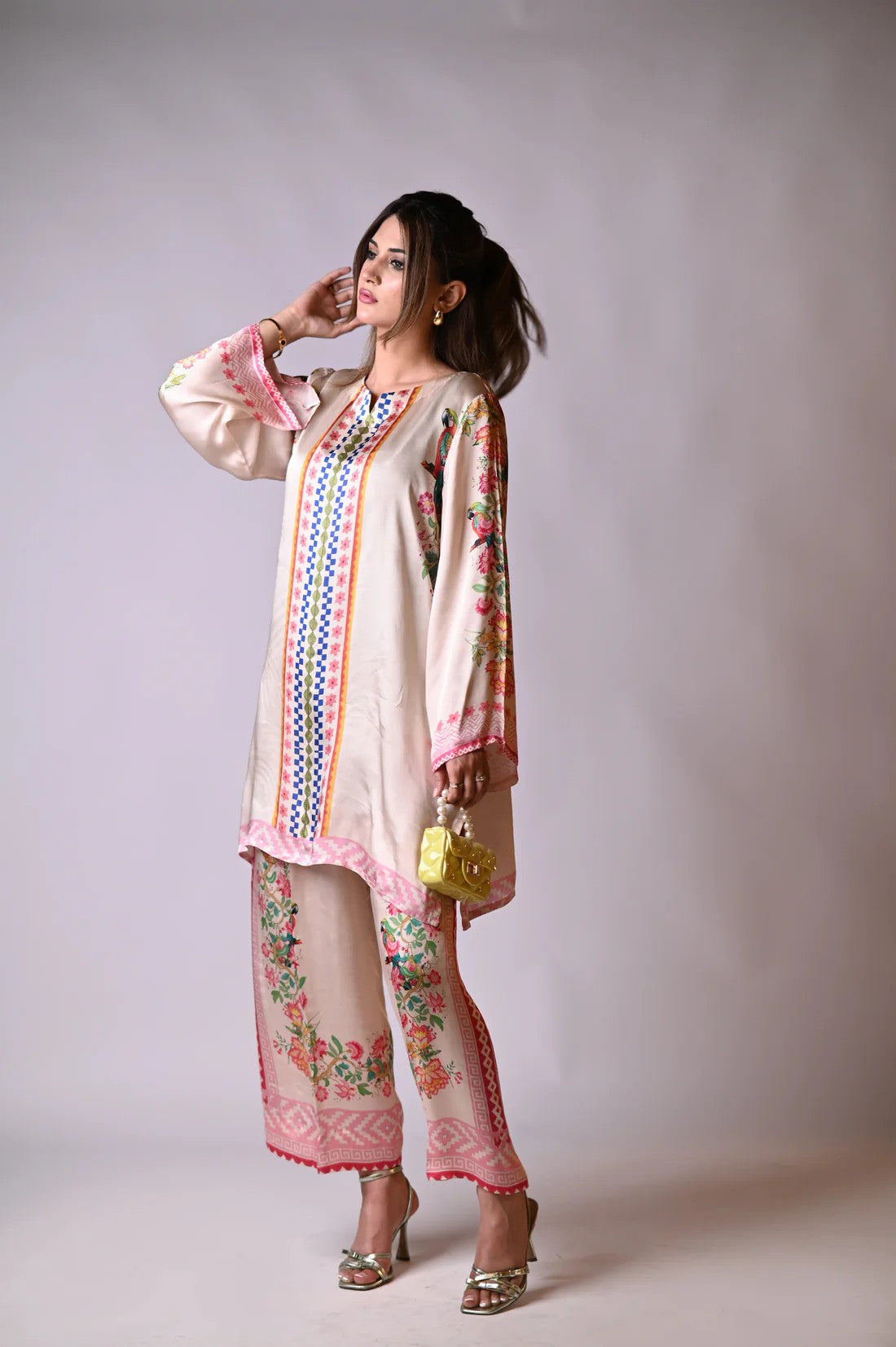 Printed Co-Ord Set - Tropical Whim