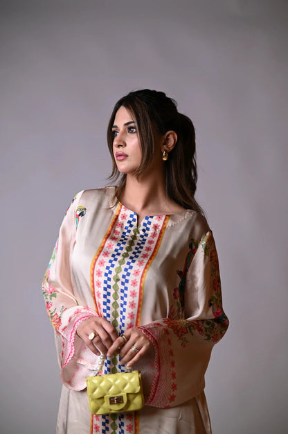 Printed Co-Ord Set - Tropical Whim