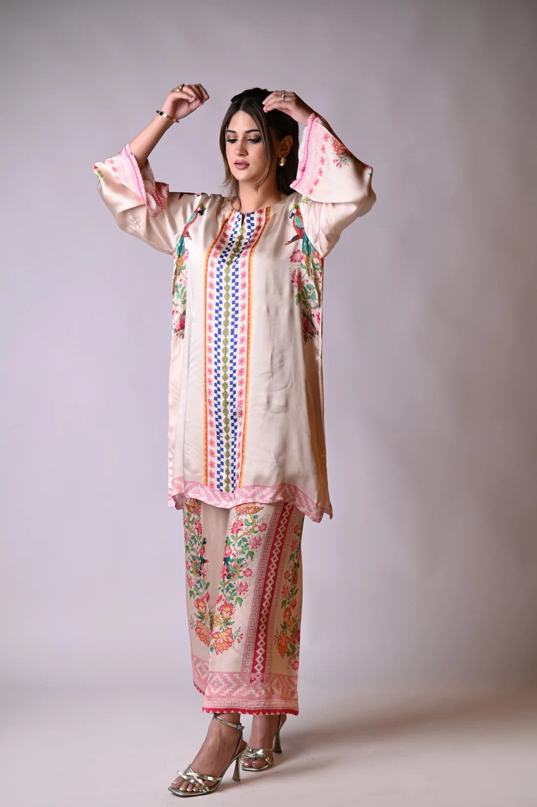 Printed Co-Ord Set - Tropical Whim