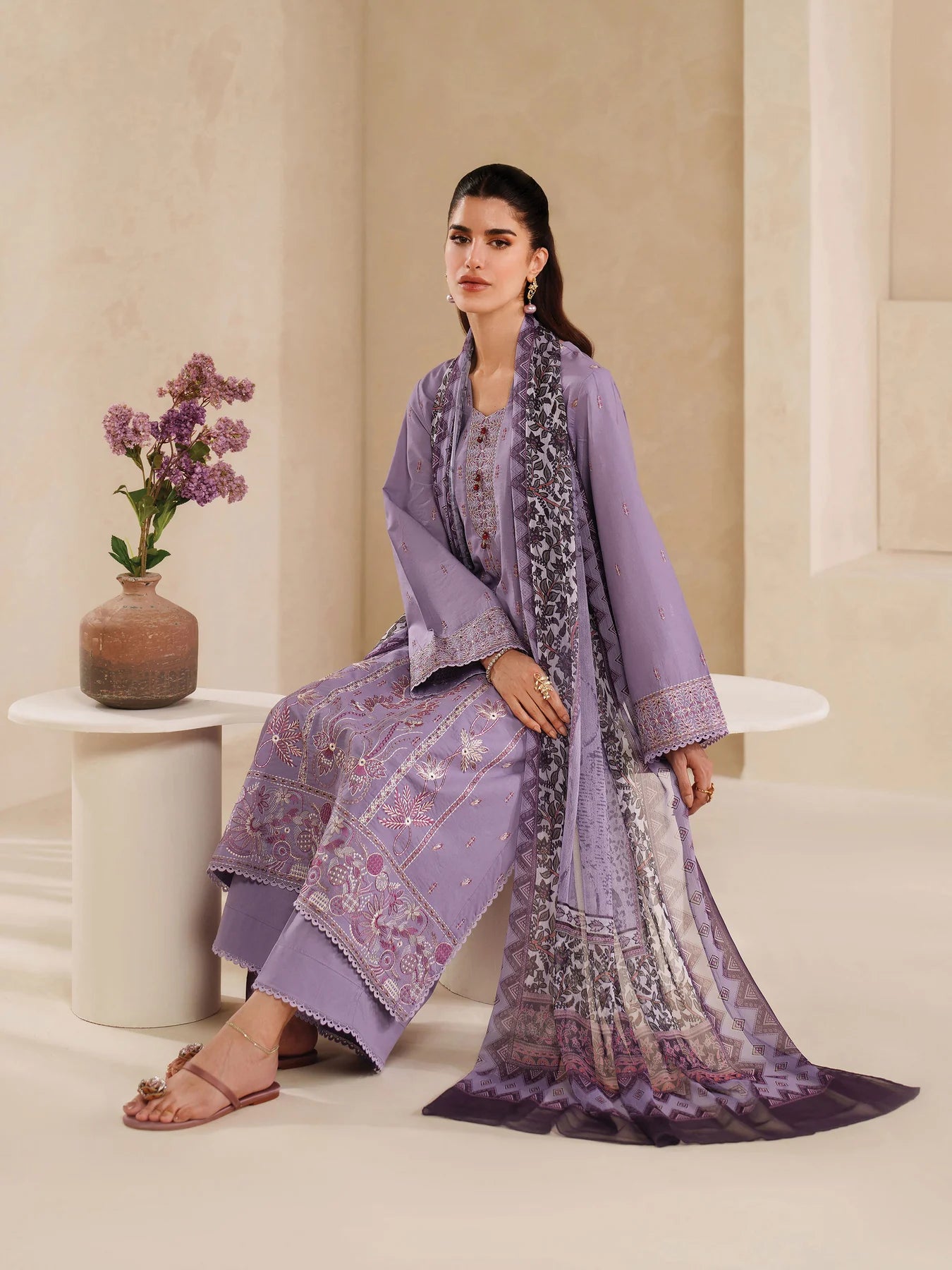 3 Piece Cotton Pret - Whispy