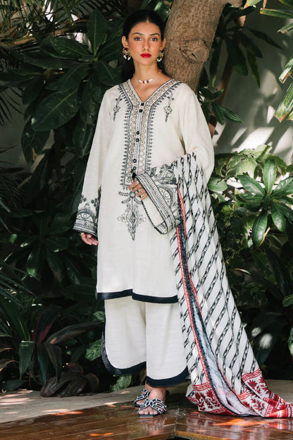 Embroidered Khaddar 3PC Suit