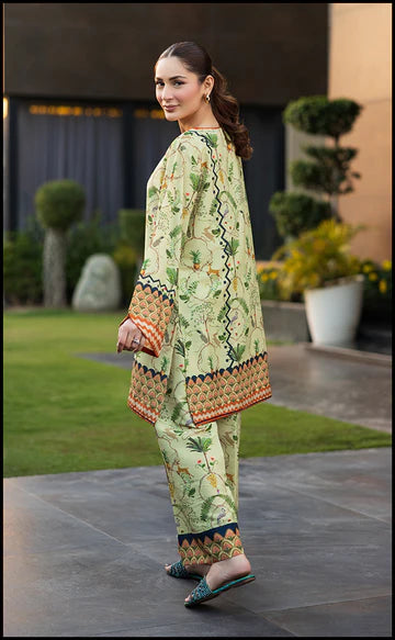 2 PIECE LAWN SILK - VERDANT