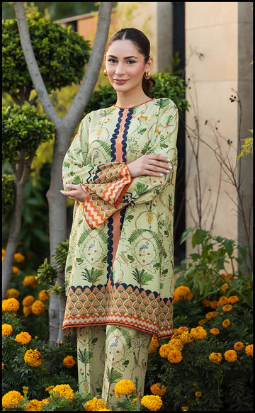 2 PIECE LAWN SILK - VERDANT