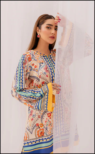 2 PIECE LAWN SILK - KAIRA
