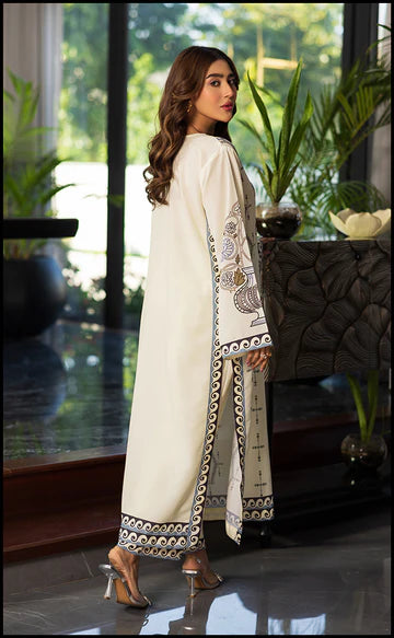 2 PIECE SHIFFLI LAWN - IVORY POISE