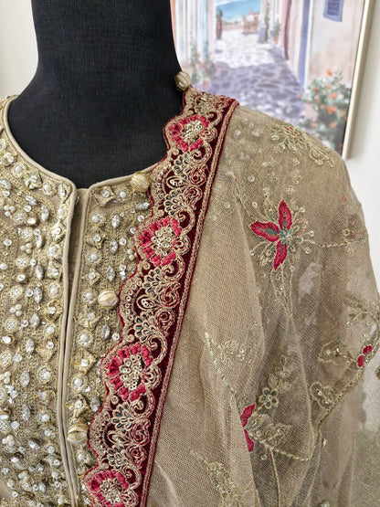 Maria B  Festive Formal - Shirt & Dupatta (Ready To Ship)