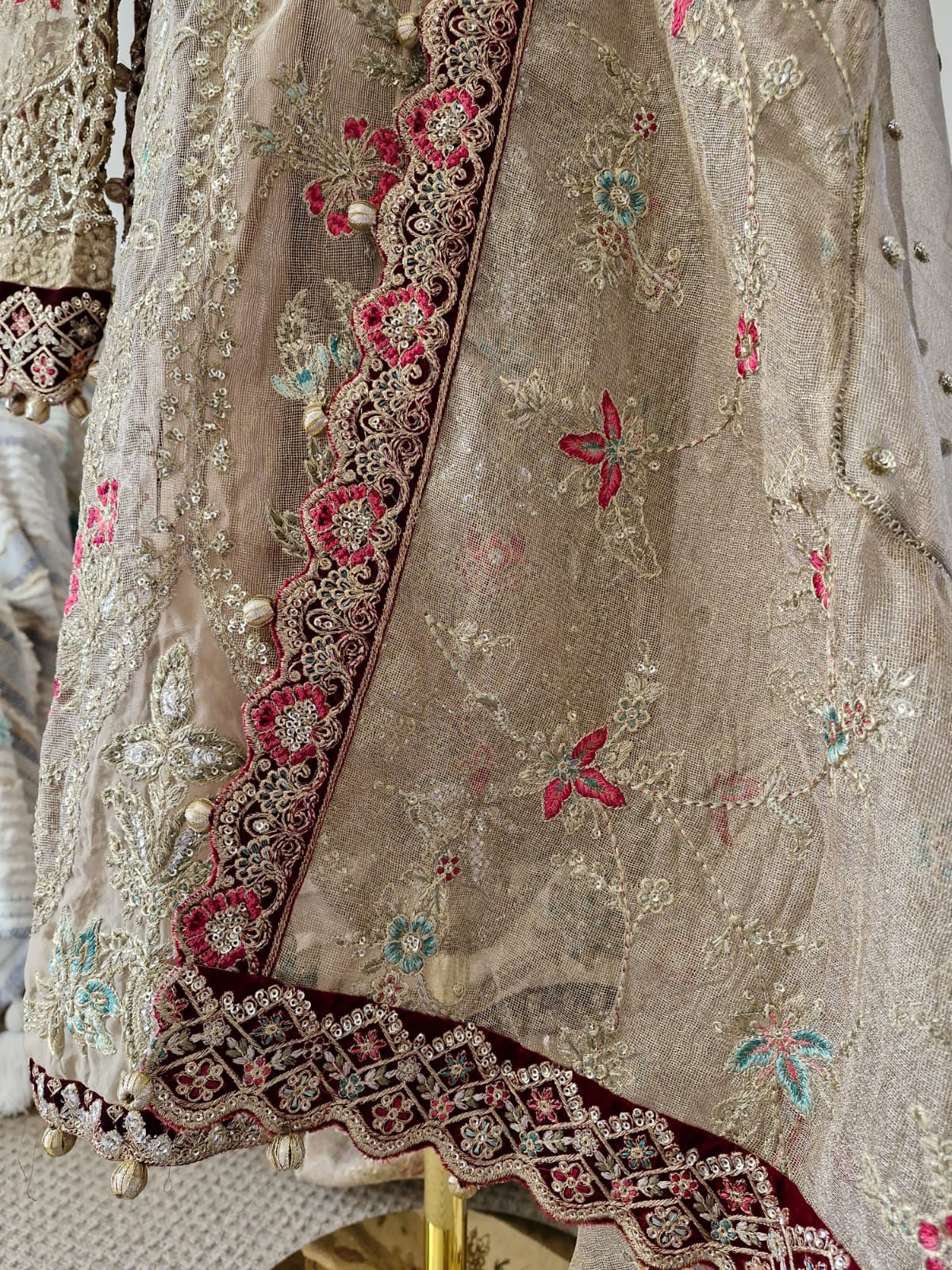 Maria B  Festive Formal - Shirt & Dupatta (Ready To Ship)