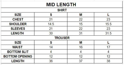 2PC Crepe Printed Set - Bella